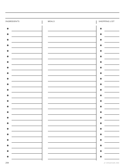 Seasonal Menu Planner preview