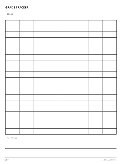 Grade Tracker preview