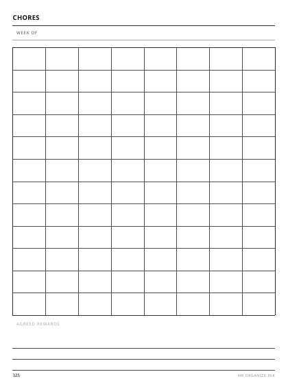 Chore Chart preview