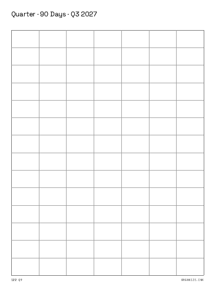 Quarter · 90 Days preview