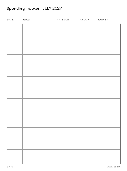Spending Tracker preview