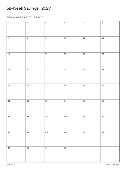 52-Week Savings preview