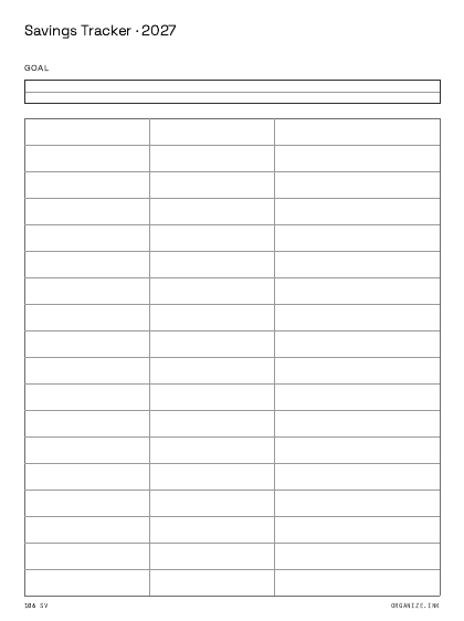 Savings Tracker preview