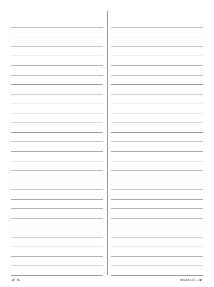 Two-Column Notes preview