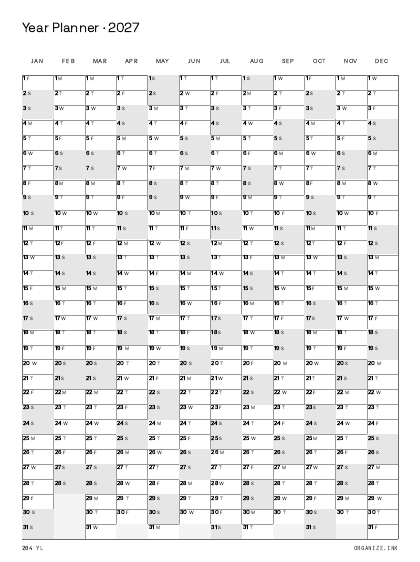 Year Planner · Linear preview