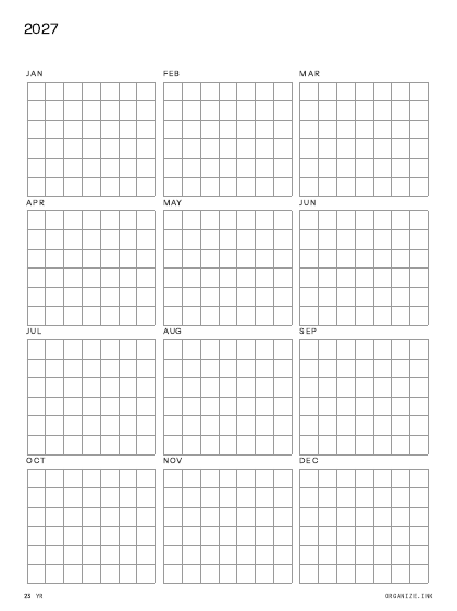 Year at a Glance preview